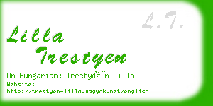 lilla trestyen business card